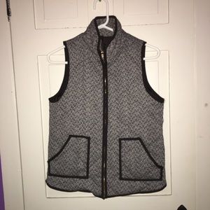 Black and White Vest